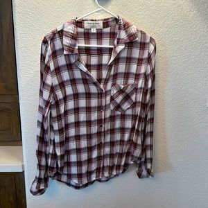 Cloth and stone plaid flannel